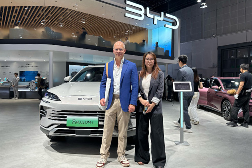 Jacob Grapengiesser CIO East Capital at Shanghai Auto Fair